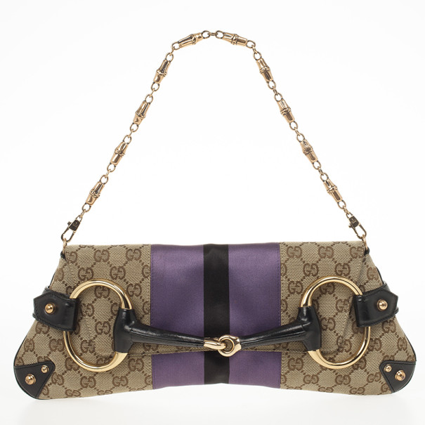 Gucci Tom Ford Monogram Horsebit Chain Clutch Bag - Buy & Sell - LC