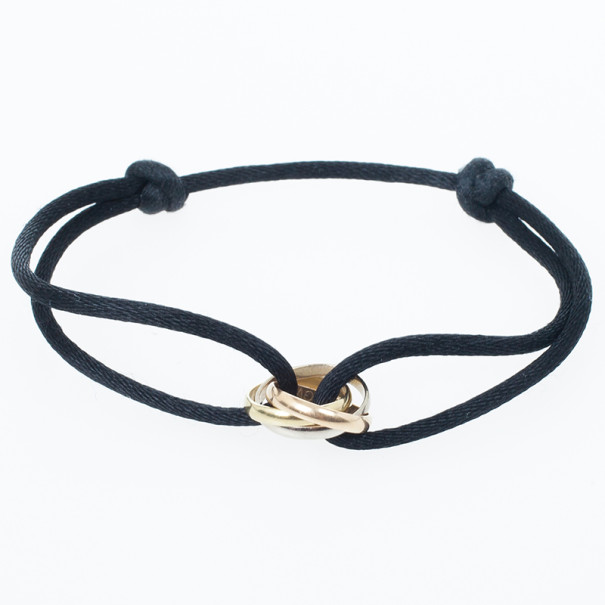 Cartier Trinity Black String Bracelet 21689 At Best Price Tlc