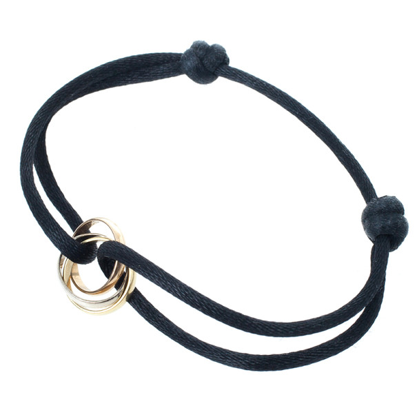Cartier Trinity Black String Bracelet - Buy & Sell - LC