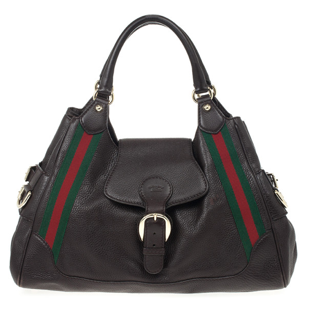 Gucci 'Heritage' Medium Leather Shoulder Bag - Buy & Sell - LC