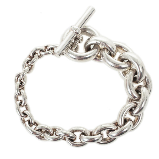 Hermes Crescendo Silver Bracelet - Buy & Sell - LC