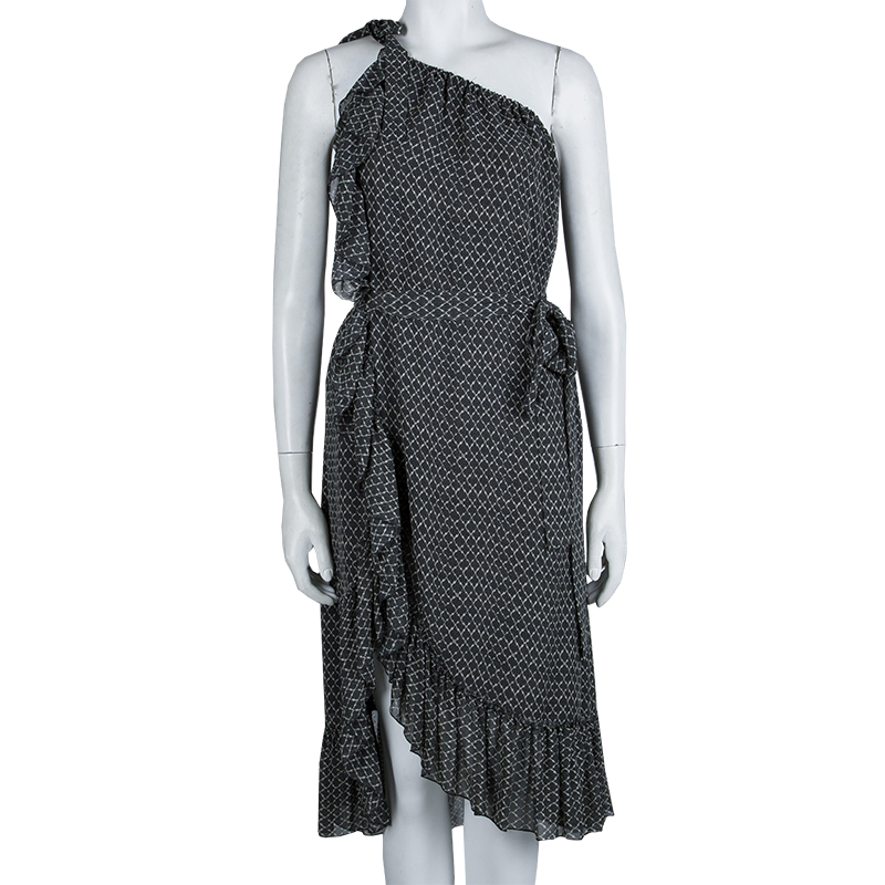 

Isabel Marant Grey Ruffle Edge Sleeveless Dress