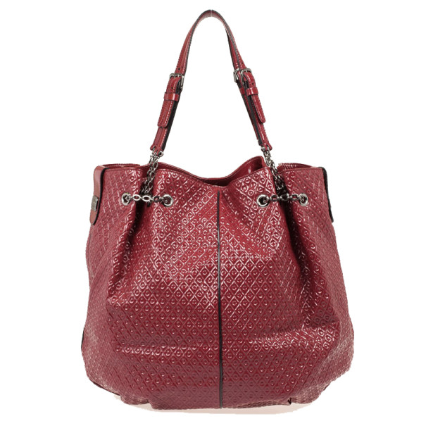 Tod S Signature Burgundy Patent Leather Tote Bag Lc Burgundy Patent Leather Tote Bag Nextprev Prevnext