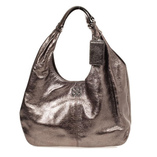 Coach Carly Metallic Hobo Handbag 32948 At Best Price Tlc Coach Carly Metallic Hobo Handbag Nextprev Prevnext