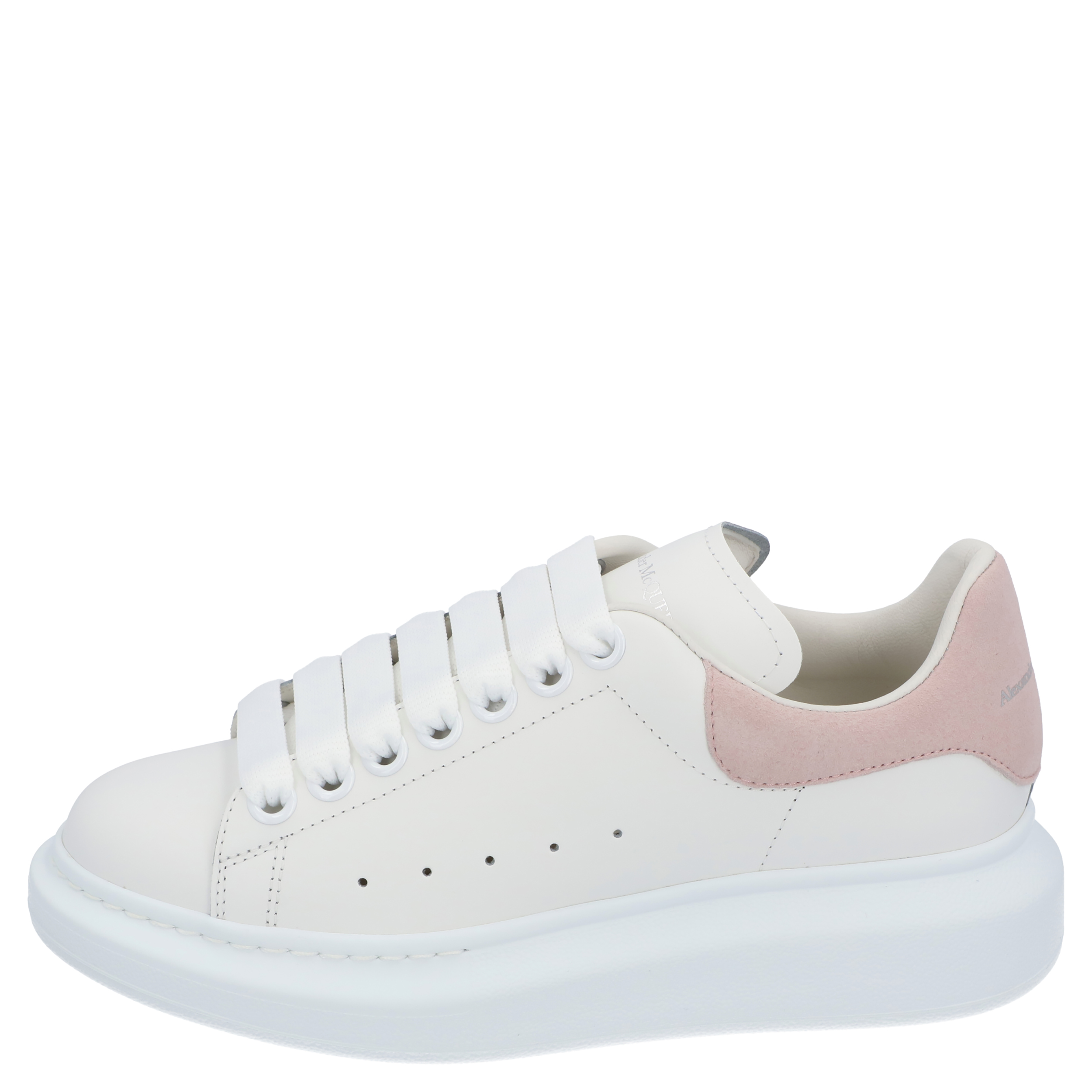 

Alexander McQueen White/Pink Oversized Sneakers Size EU