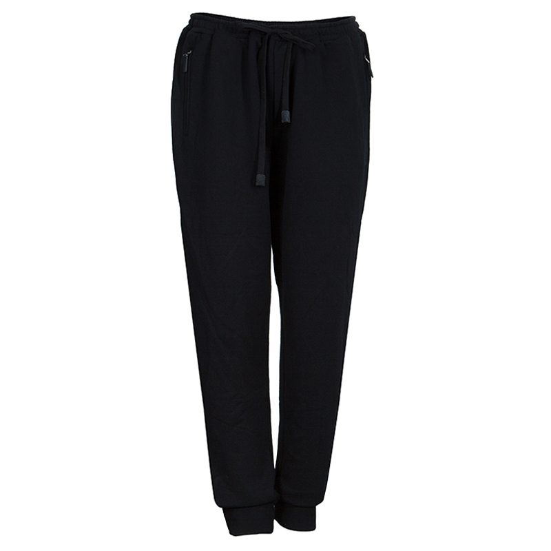 Dolce and Gabbana Black Cotton Jersey Sweatpants XXXL - Buy & Sell - LC