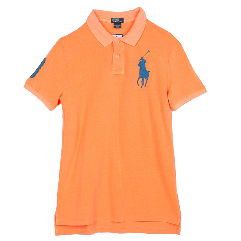 Ralph Lauren Neon Orange Polo T-Shirt 18-20 Yrs - Buy & Sell - LC