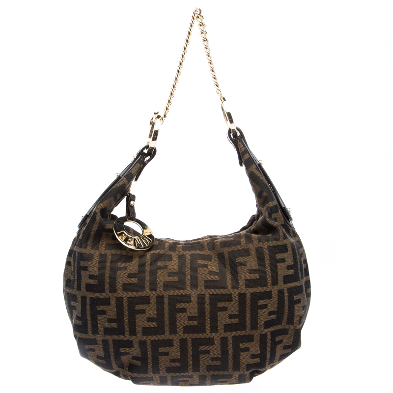 Fendi Zucca Canvas Chef Chain Hobo Lc Fendi Zucca Canvas Chef Chain Hobo Nextprev Prevnext