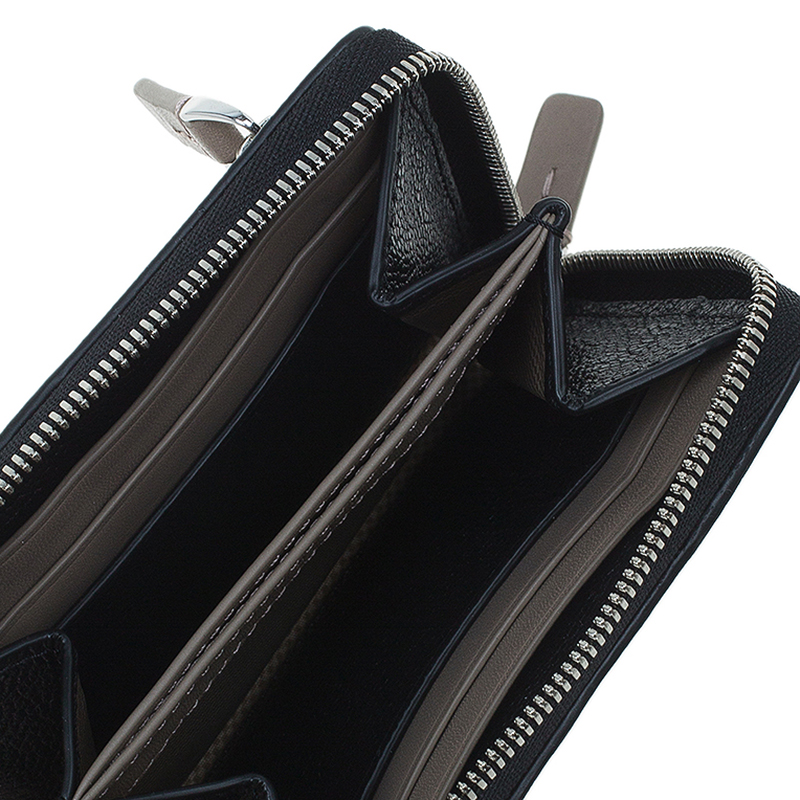 Tumi Black Leather Zip Around Wallet - Buy & Sell - LC