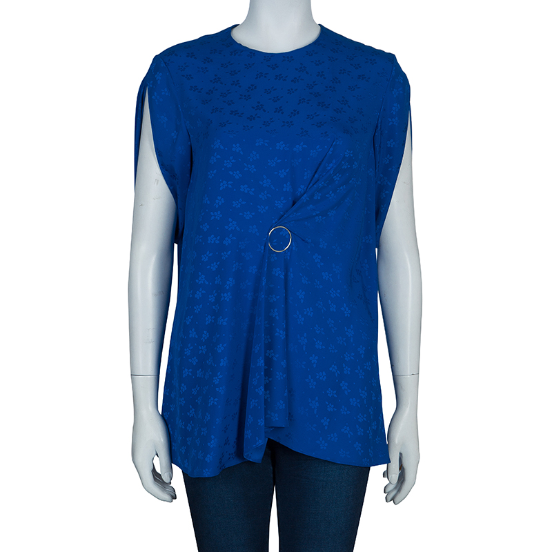 

Stella McCartney Blue Draped Top