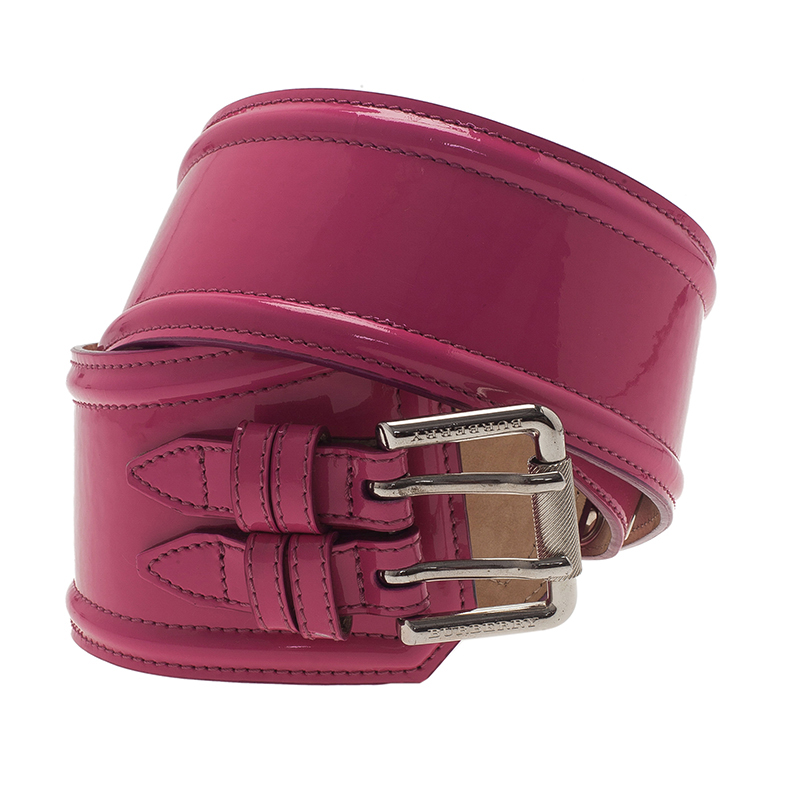 Burberry Prorsum Pink Patent Leather Corset Belt 80CM - Buy & Sell - LC