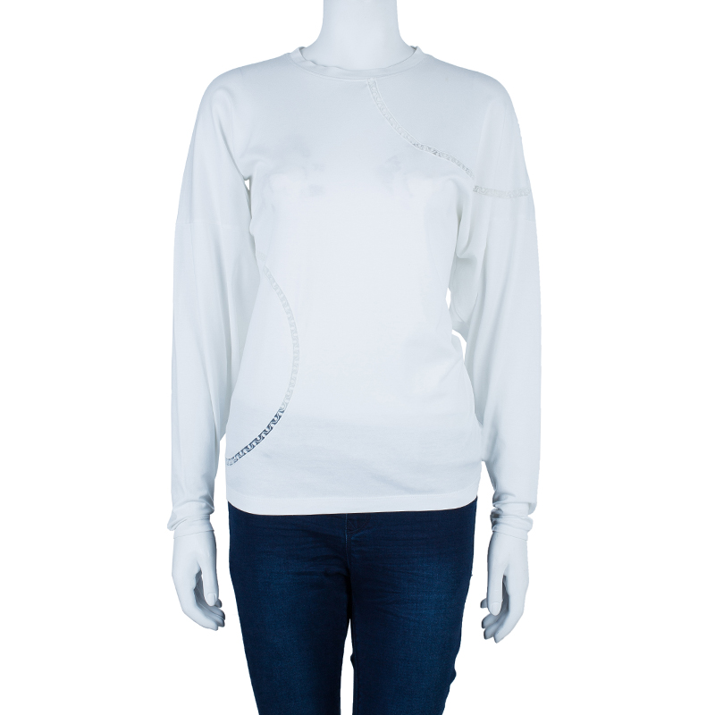 

Chloe White Lace Insert Top