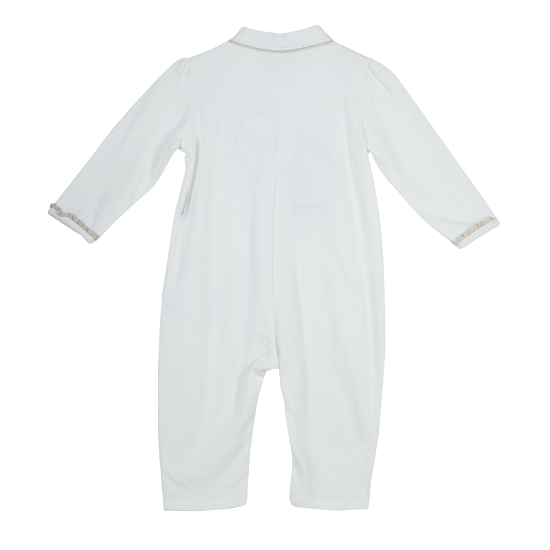 

Armani Baby Off White Crochet Detail Onesie 9 Months, Cream