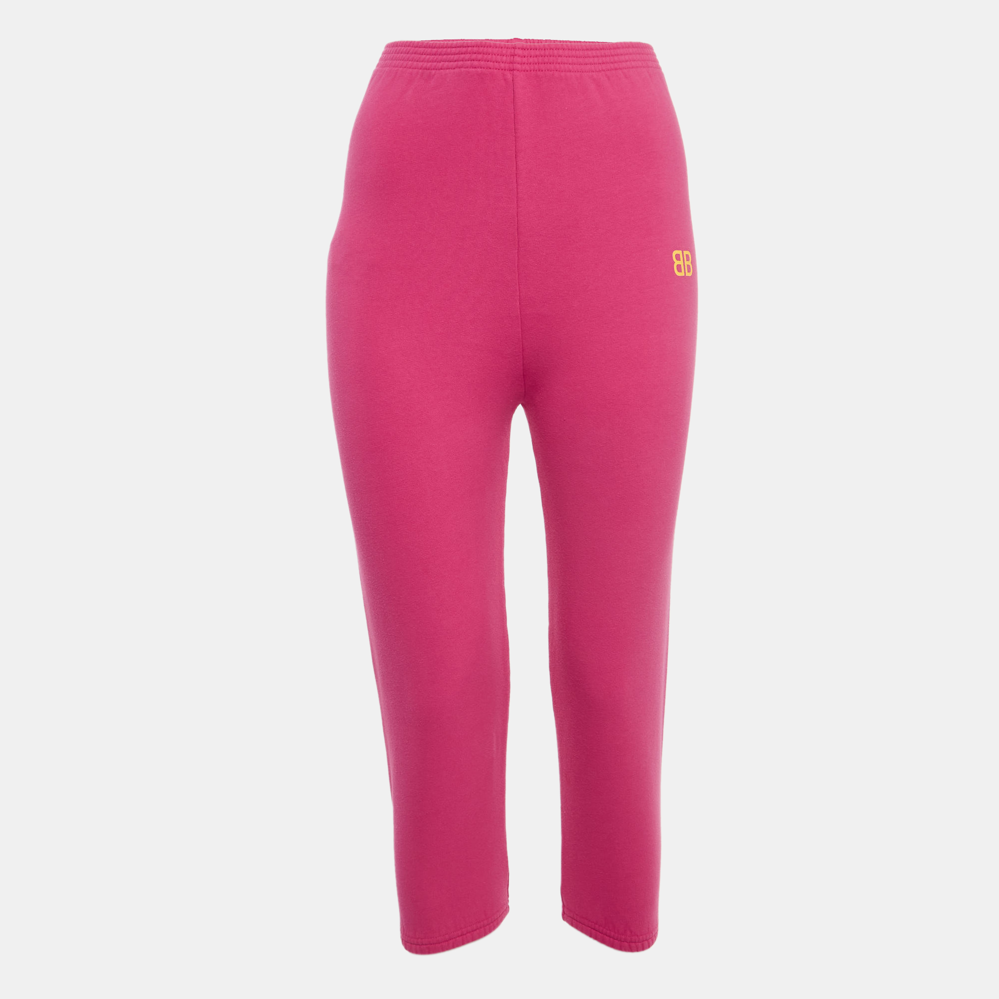 

Balenciaga Pink Cotton Blend Jogger Pants