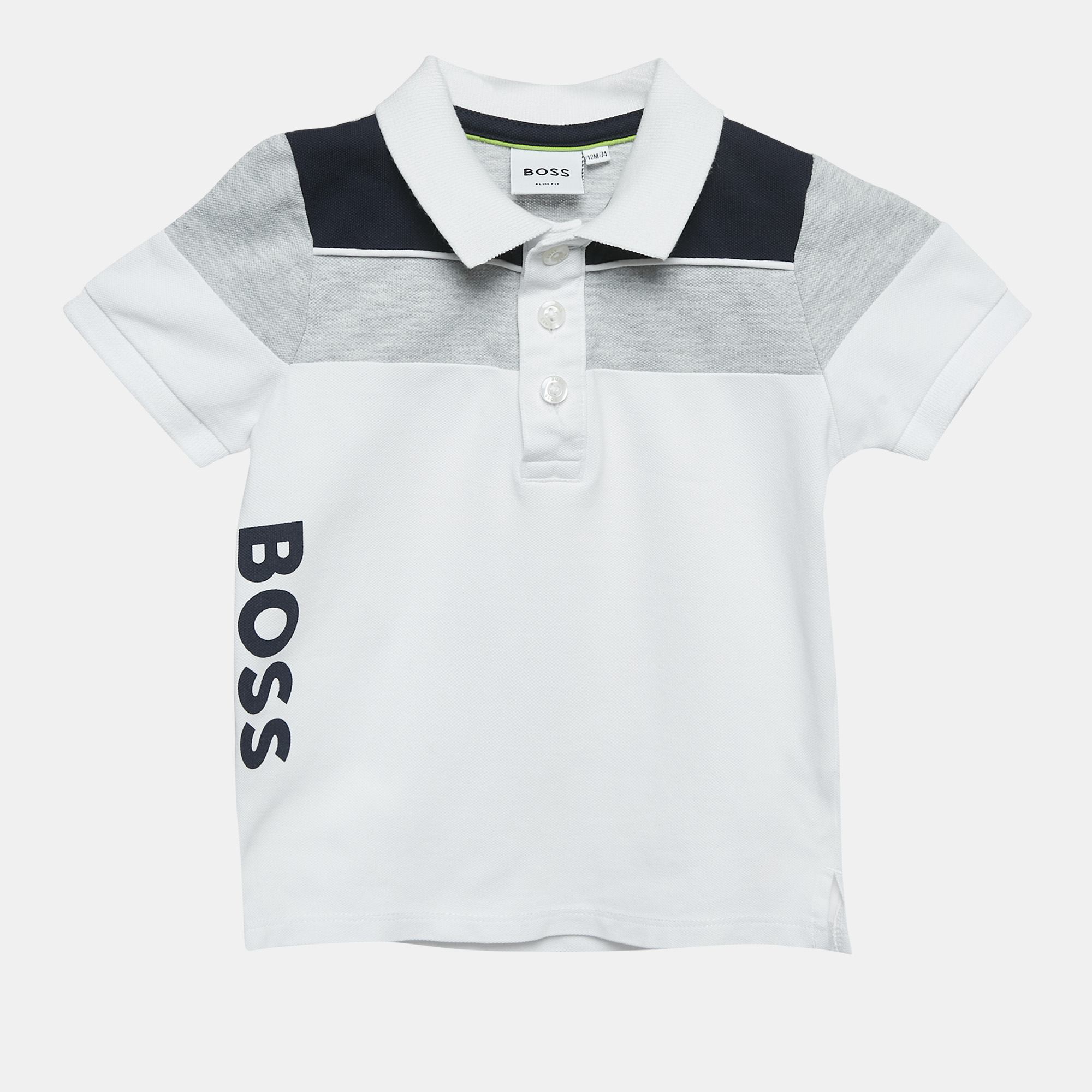 

Boss By Hugo Boss White Slim Fit Polo T-Shirt 12 M