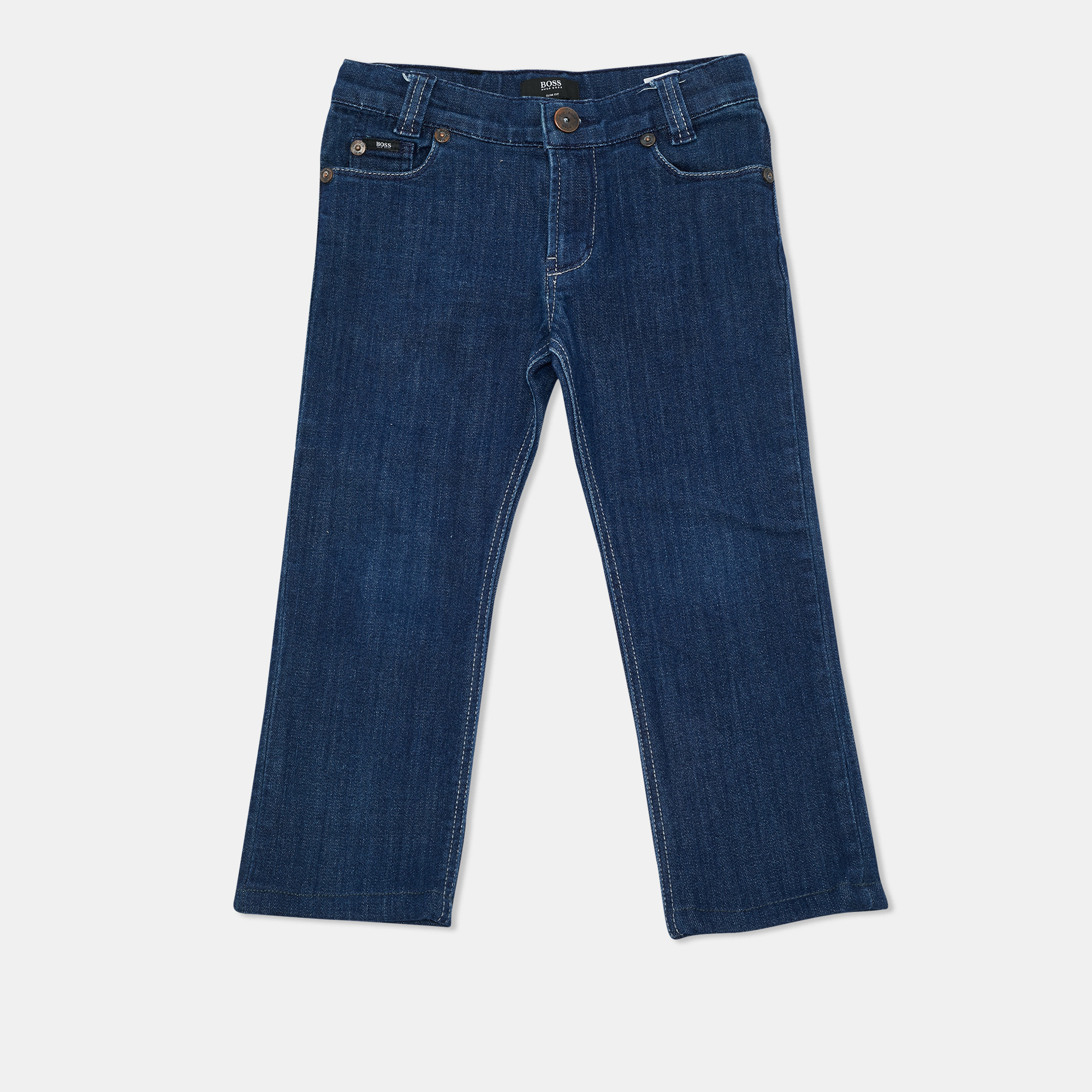 

Boss By Hugo Boss Kids Navy Blue Denim Skinny Jeans 5 Yrs 21"