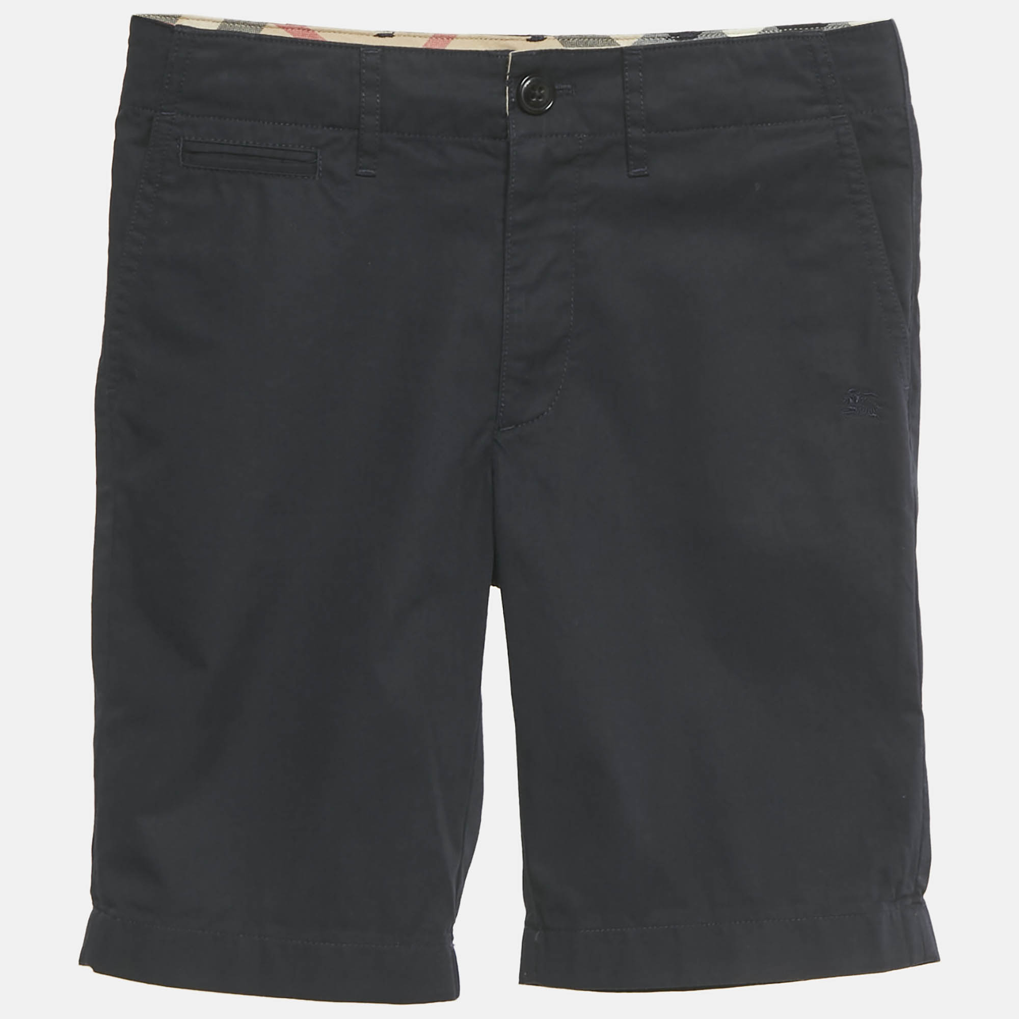

Burberry Children Navy Blue Cotton Shorts