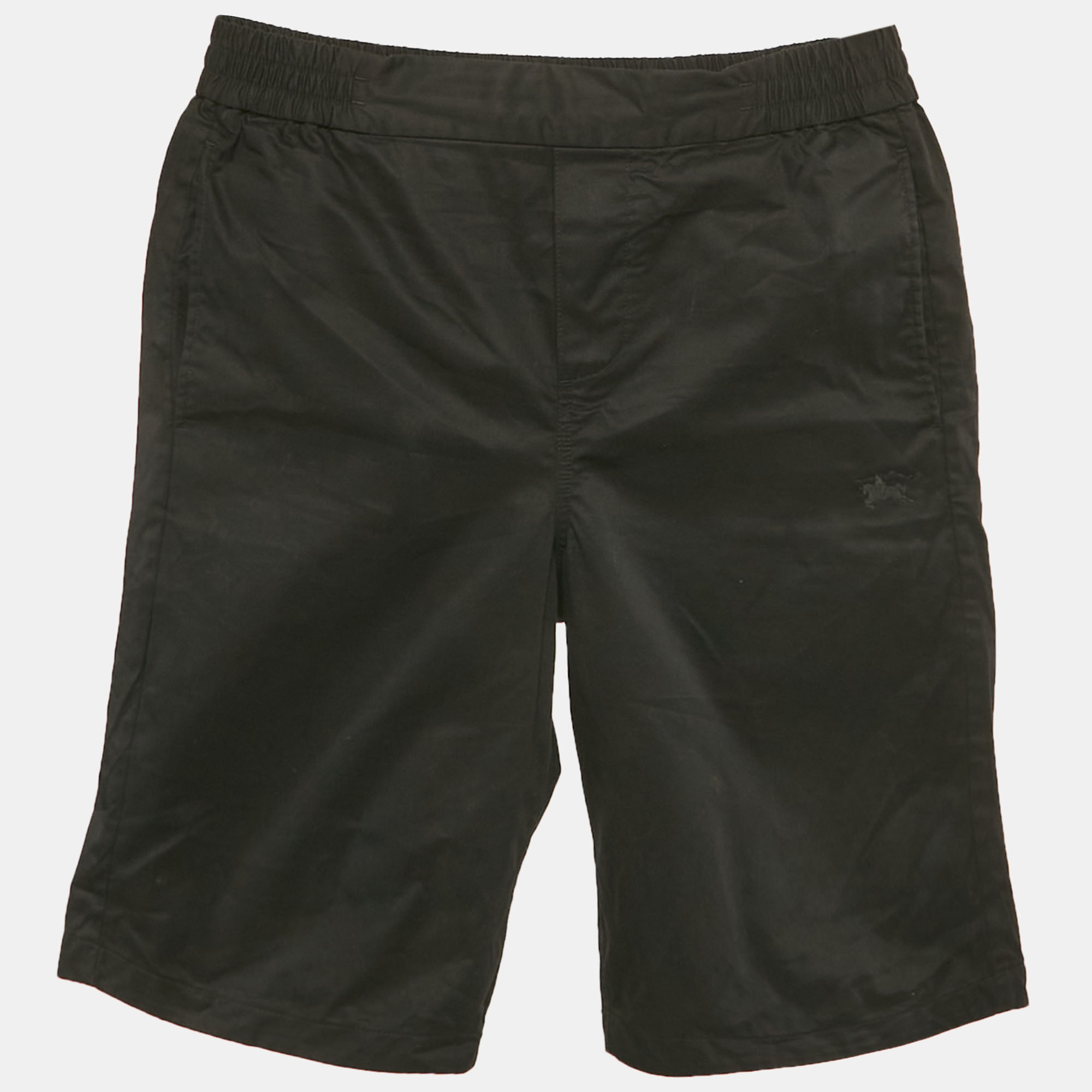 

Burberry Kids Black Cotton Shorts 14Yrs