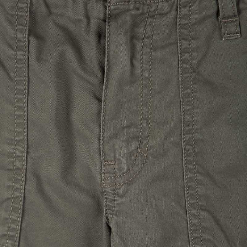 Pre-owned Burberry Olive Green Overdyed Cotton Cargo Pants 8 Yrs
