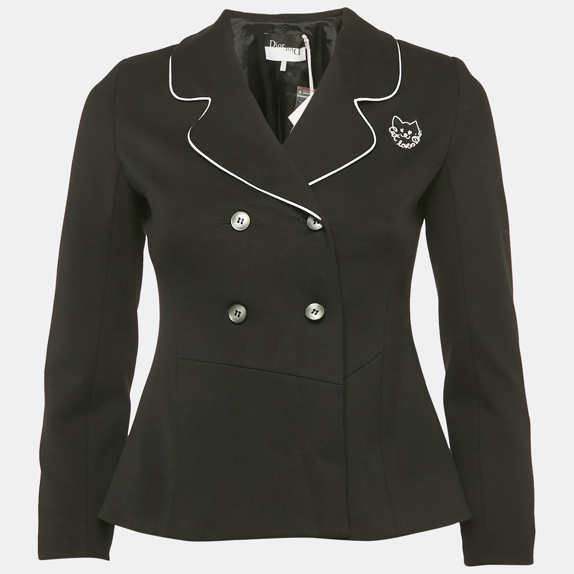 

Dior Kids Black Crepe Tailored Blazer 12 Yrs