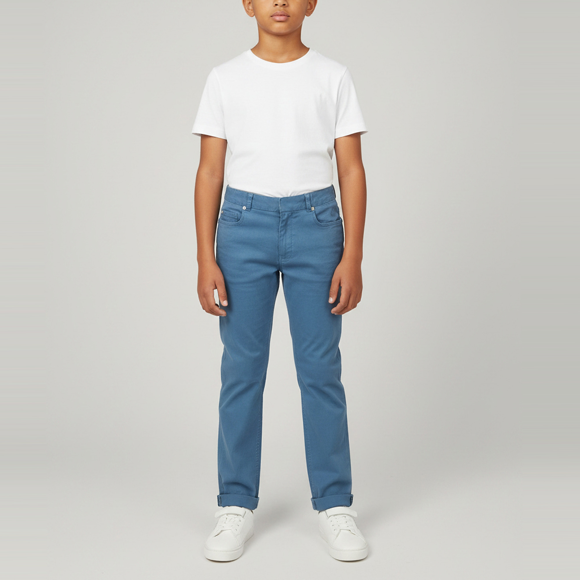 Pre-owned Dior Kids Blue Denim Straight Fit Jeans 12yrs / Waist 26"