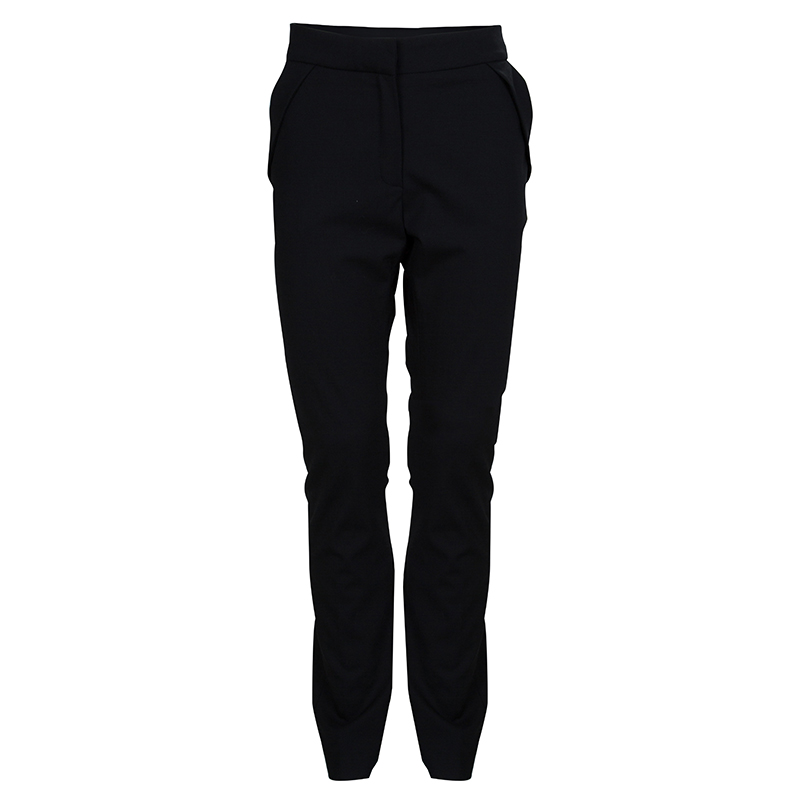 

Dior Black Wool Tapered Trousers