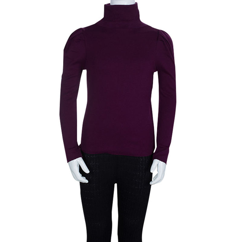 

Dior Burgundy Knit Turtleneck Long Sleeve Top 8 Yrs