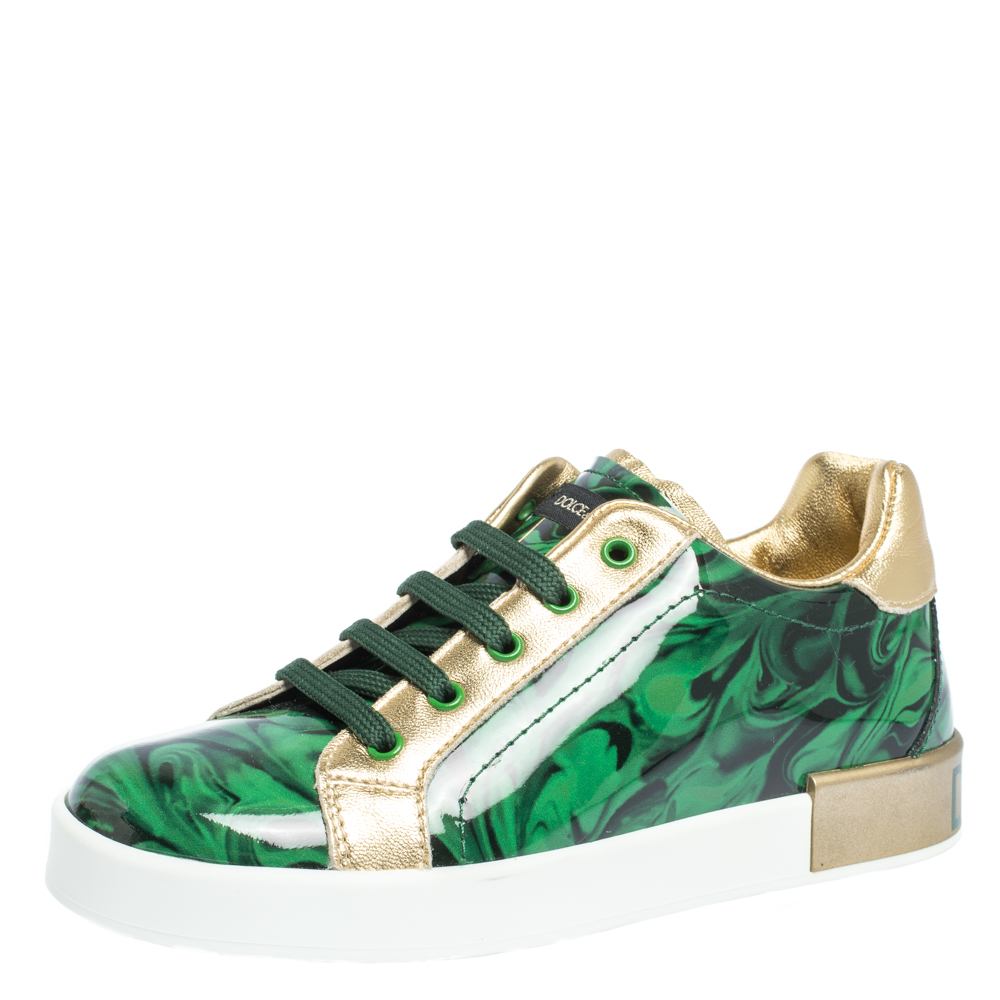 dolce gabbana green shoes