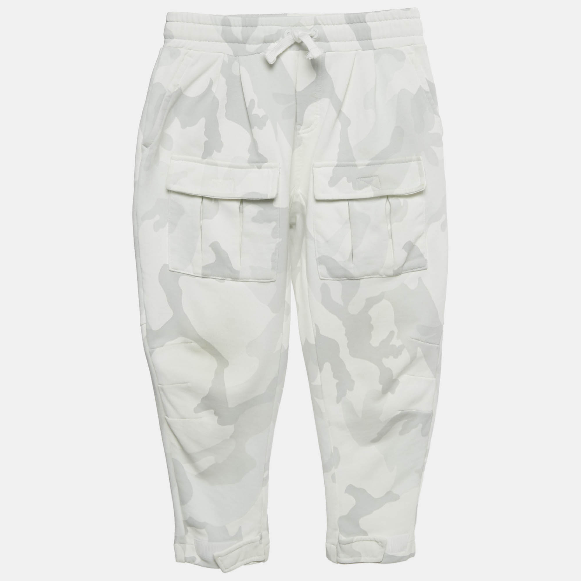 

Dolce & Gabbana Kids Grey Camouflage Joggers 6 Yrs