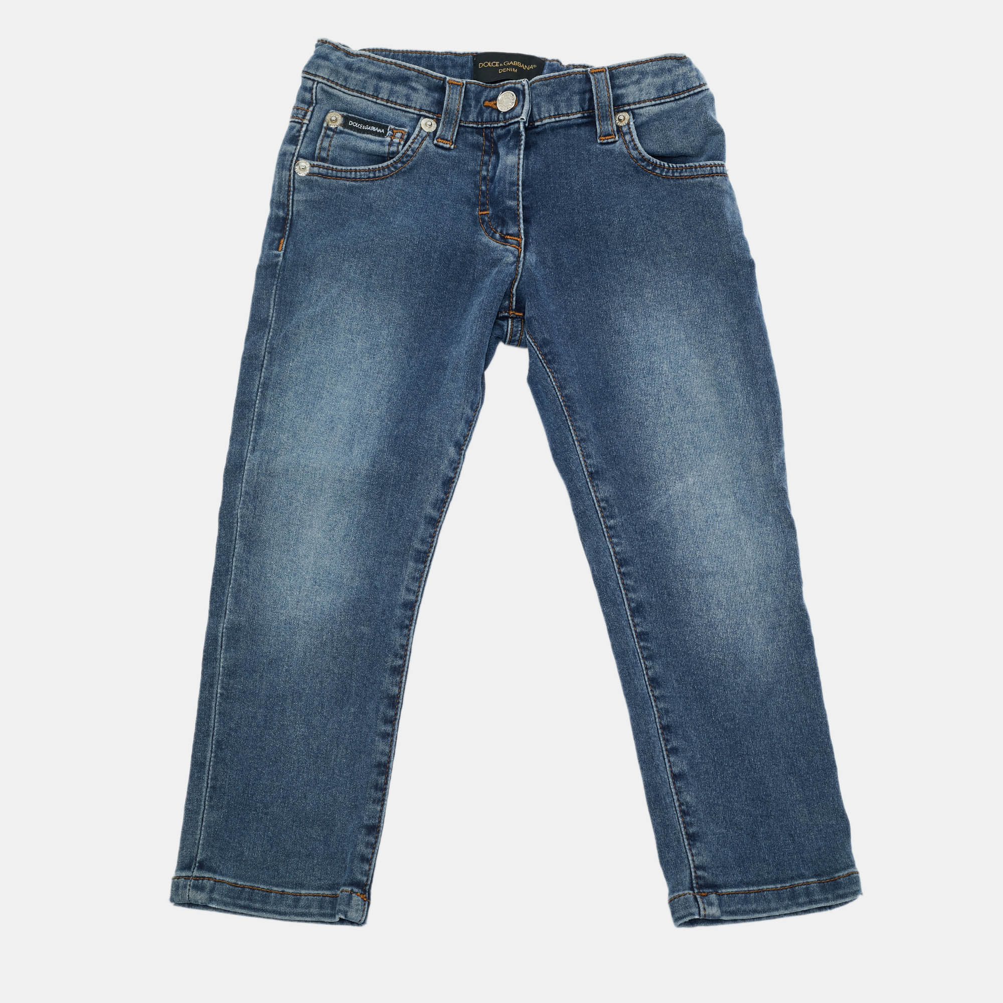 

Dolce & Gabbana Kids Blue Denim Jeans 12/18M Waist 18"