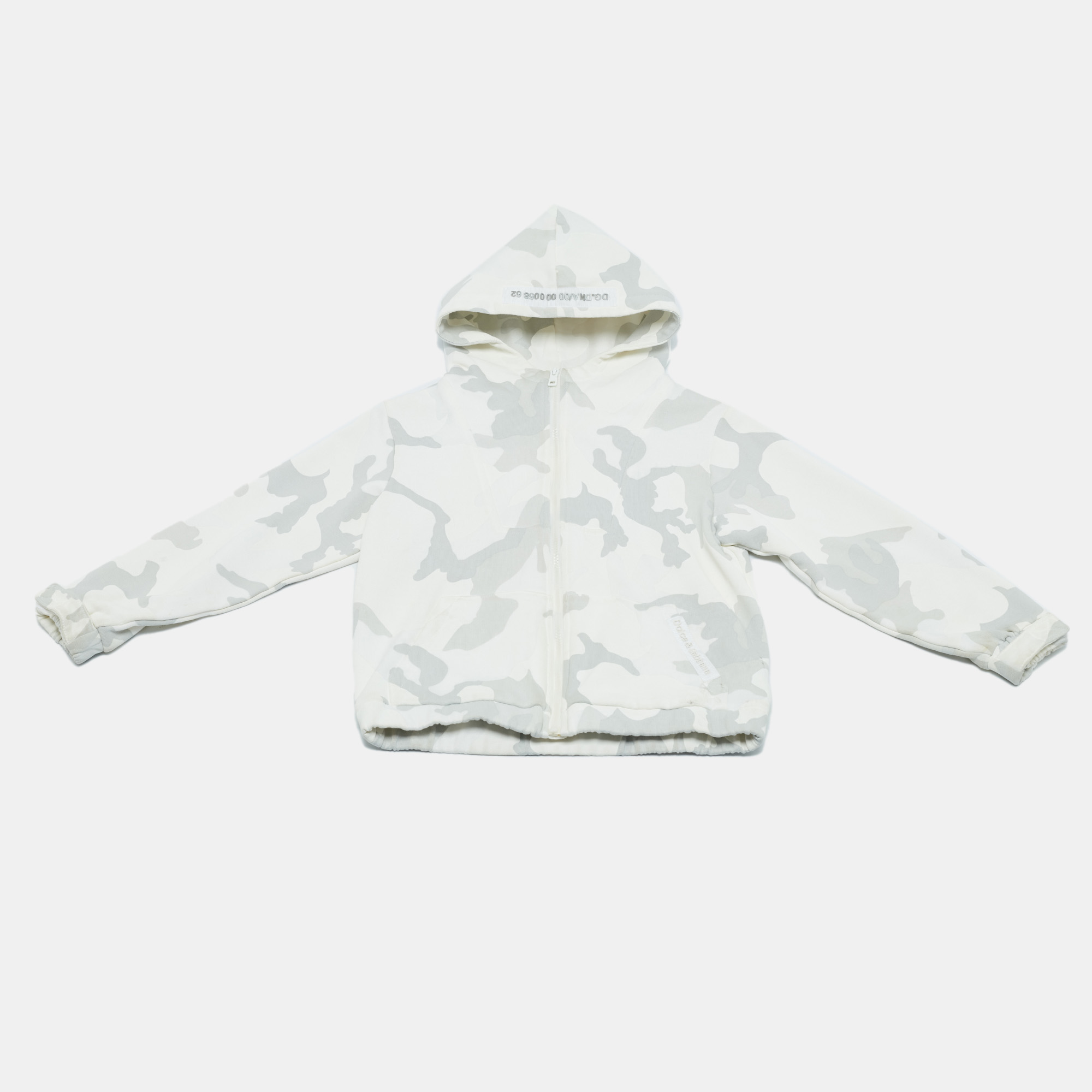 

Dolce & Gabbana Grey Camouflage Cotton Zip-Up Jacket 6 Yrs