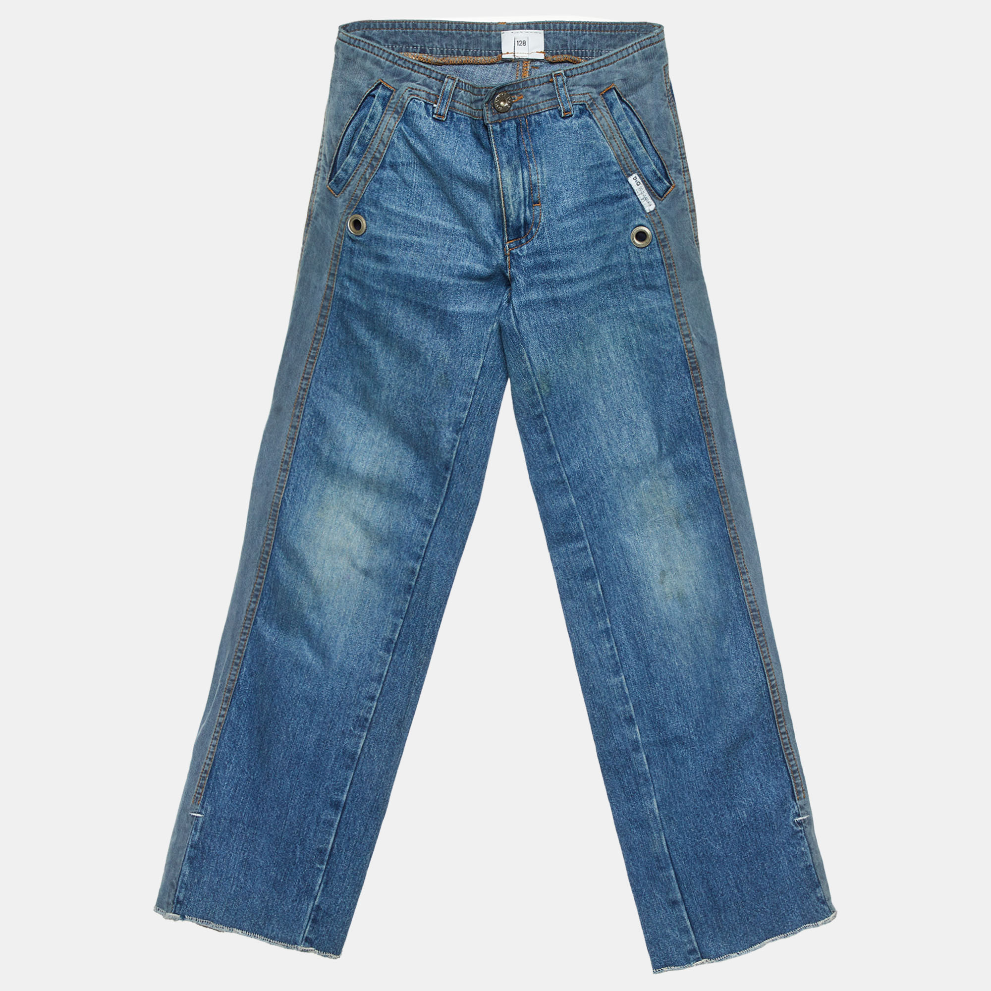 

D&G Junior Blue Denim Straight Leg Jeans 8 Yrs