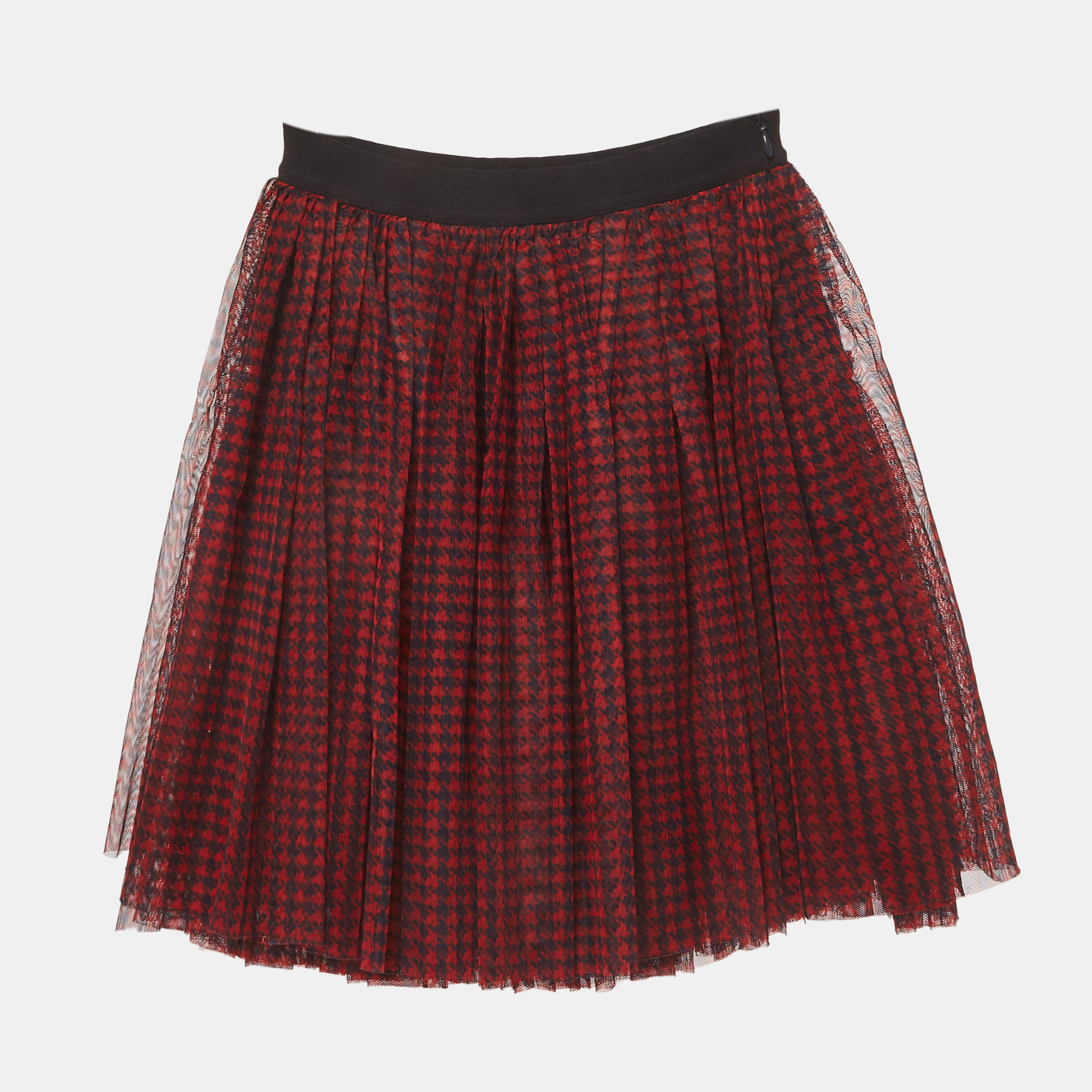 

Dolce & Gabbana Kids Red Houndstooth Tulle Skirt 4Yrs