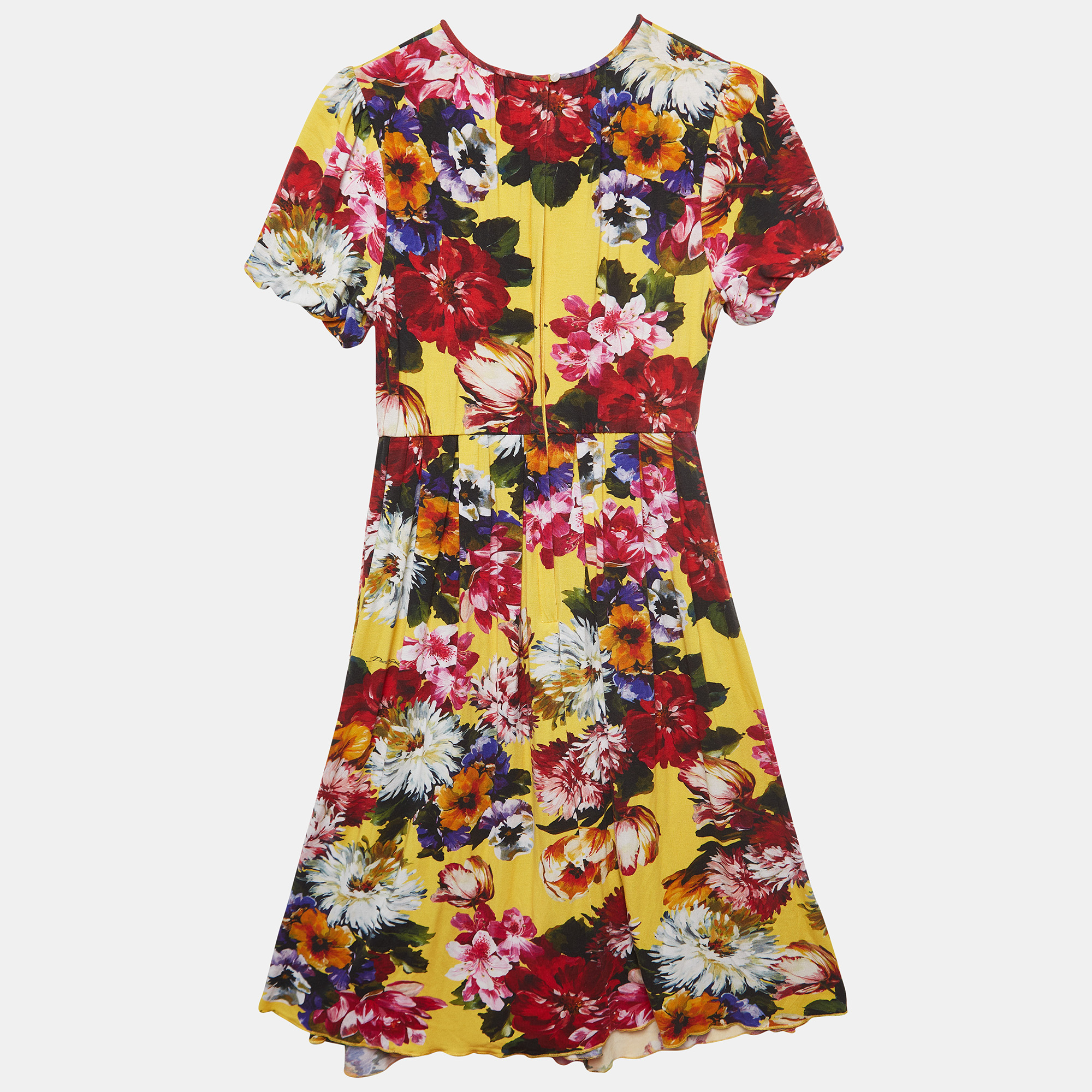 

Dolce & Gabbana Yellow Floral Printed Jersey Dress (11-12 Yrs)