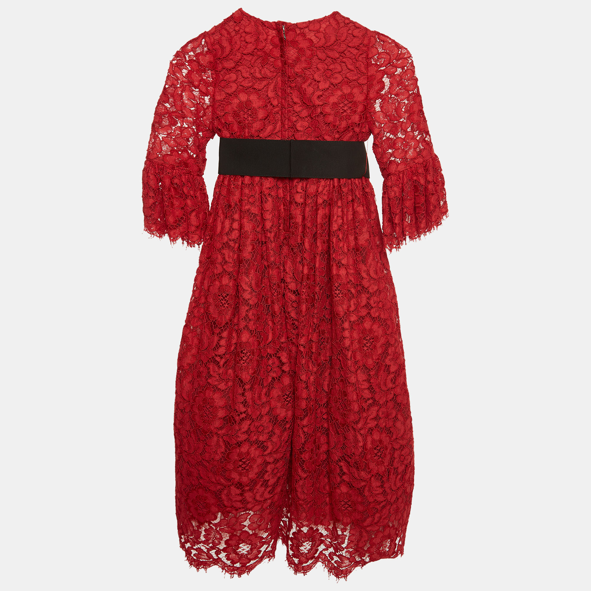 

Dolce & Gabbana Red Lace Bow Detail Dress (6 Yrs)