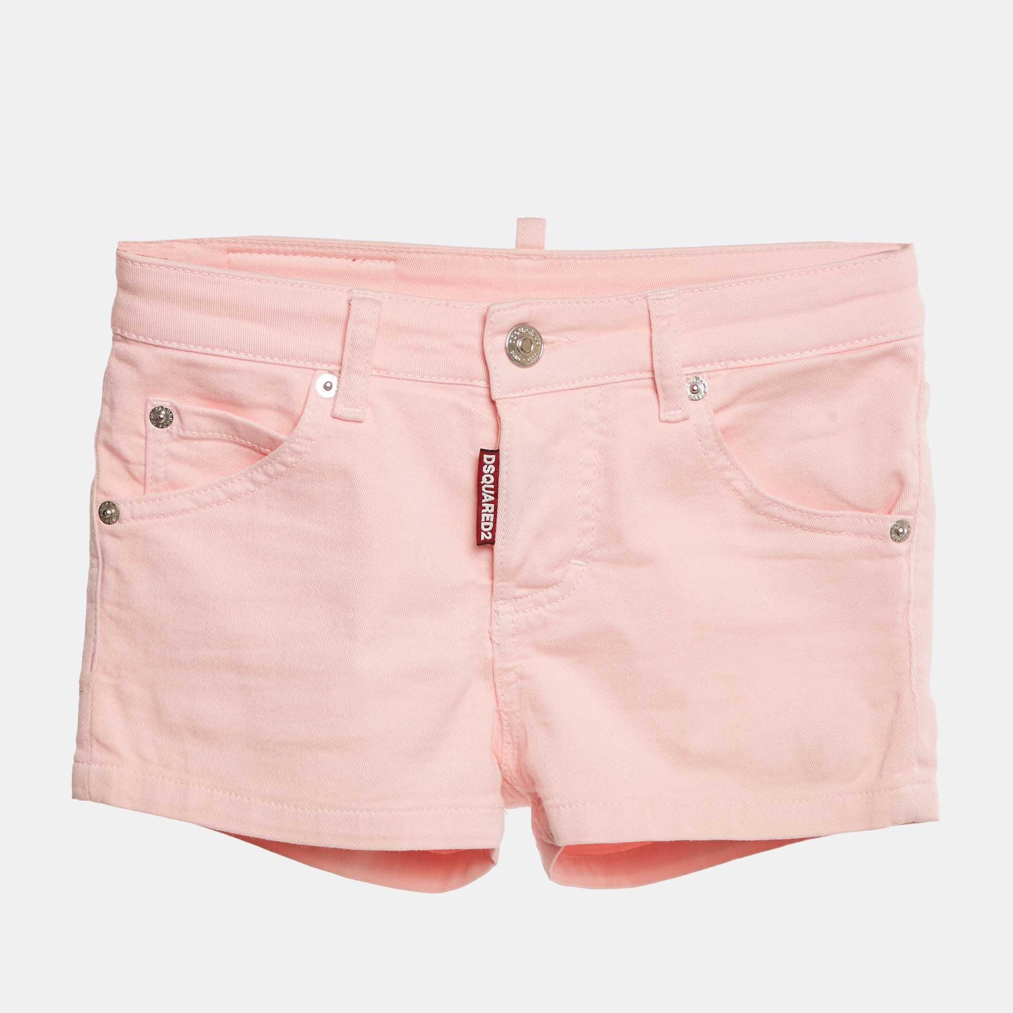 

Dsquared2 Kids Pink Denim Junior Mädchen Shorts 8Yrs