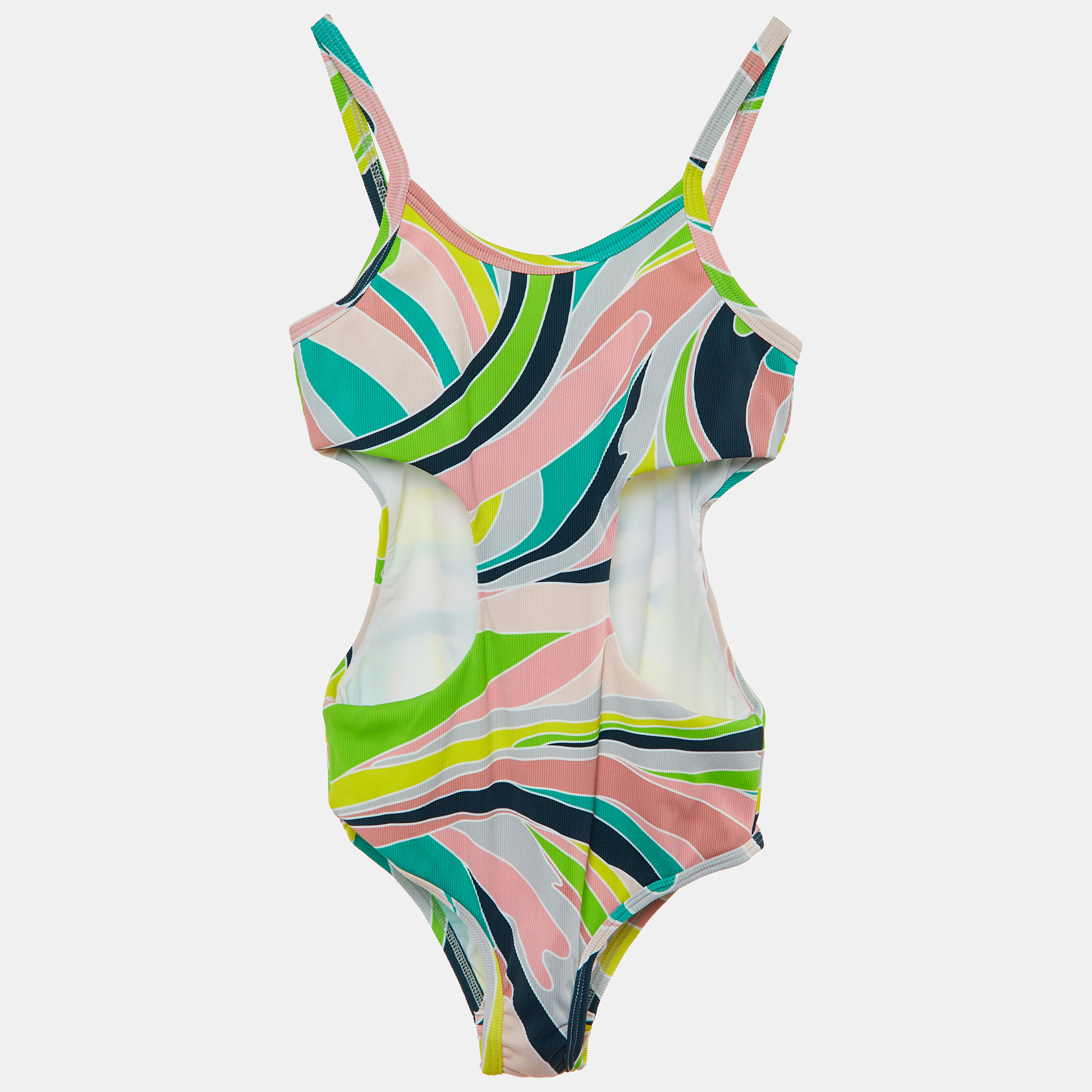 

Emilio Pucci Multicolor Printed Knit Swimsuit 10 yrs