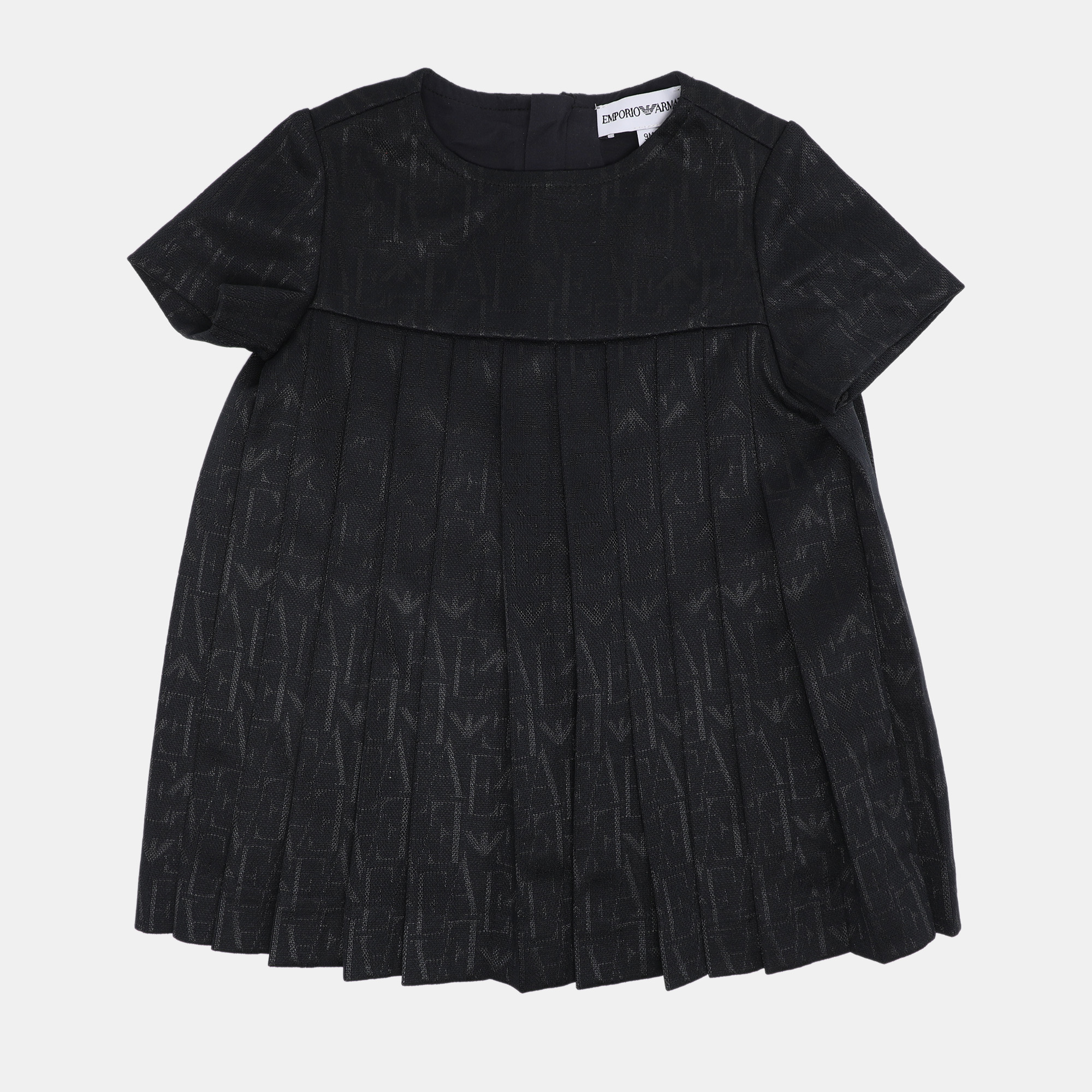 

Emporio Armani Black Jersey Pleated Dress 9M