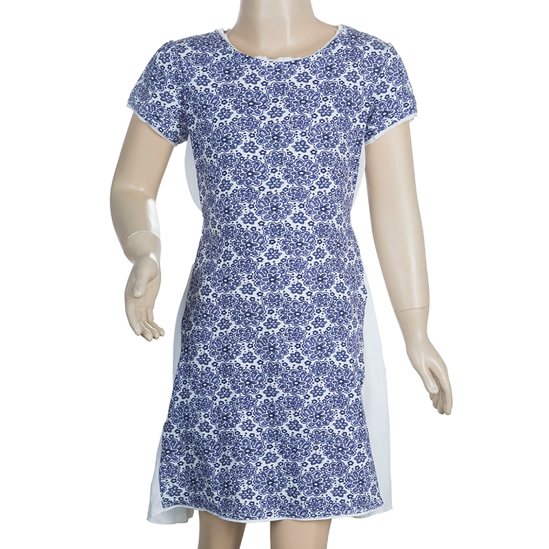 

Ermanno Scervino Navy Blue Floral Print Dress 4 Yrs