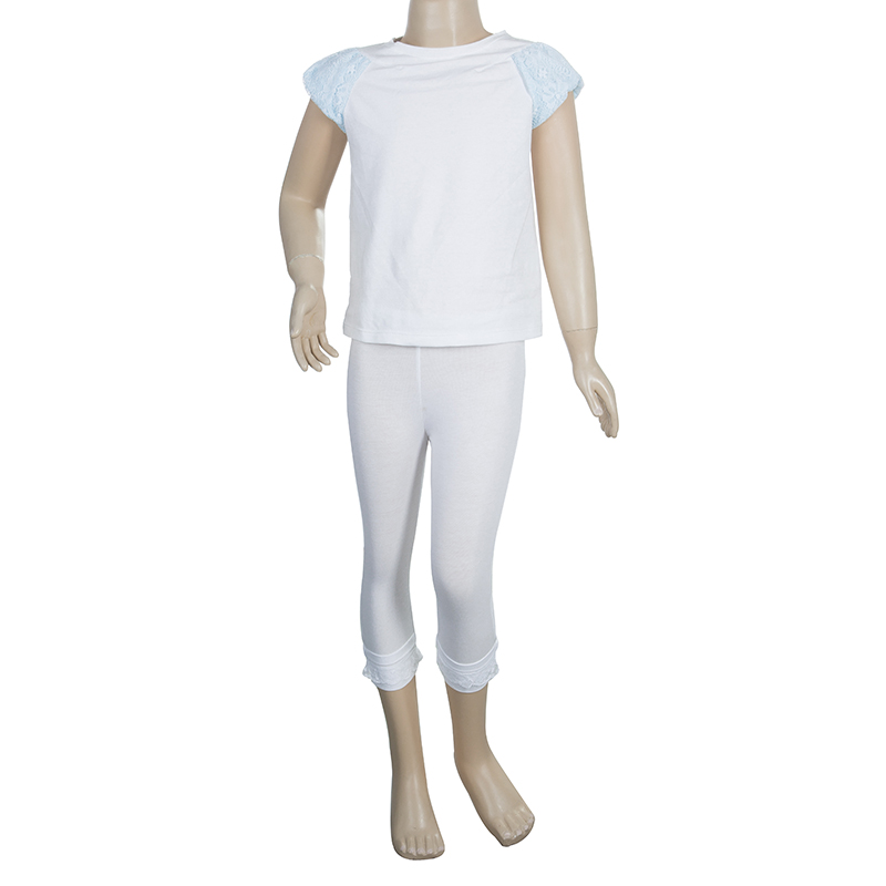 

Ermanno Scervino Junior White Cotton Leggings 8 Yrs