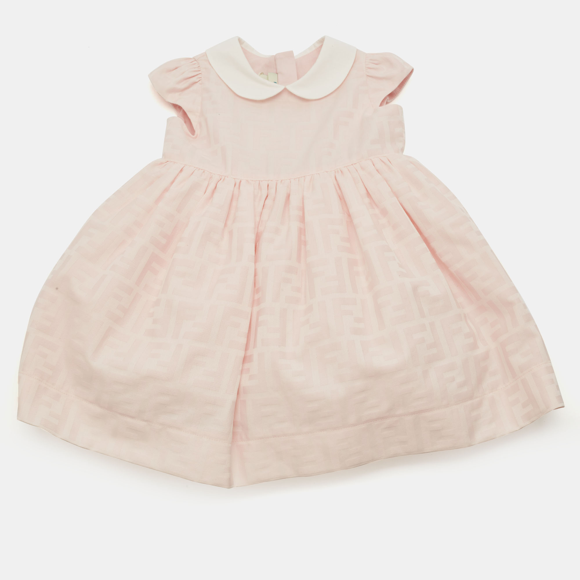 

Fendi Kid Pink FF Jacquard Dress 9M