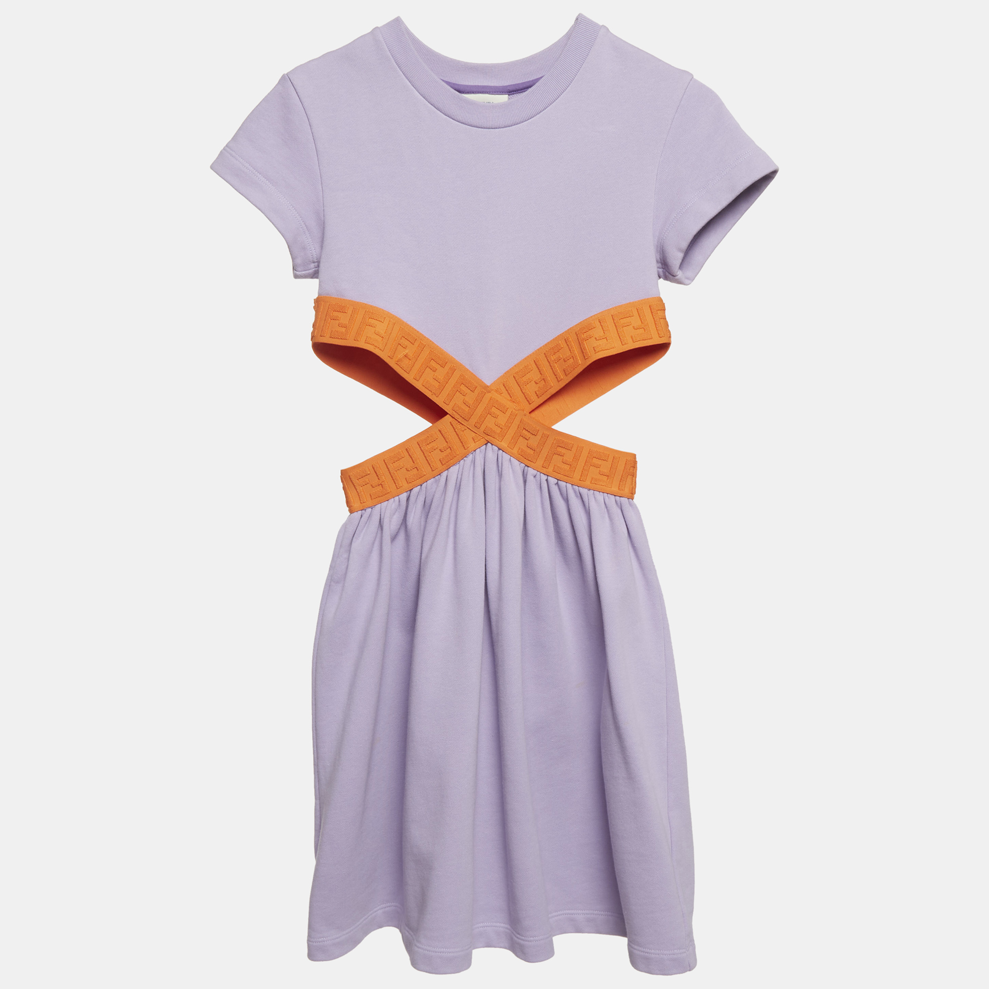 

Fendi Kids Lavender Jersey Cut-Out Dress 8Yrs, Purple