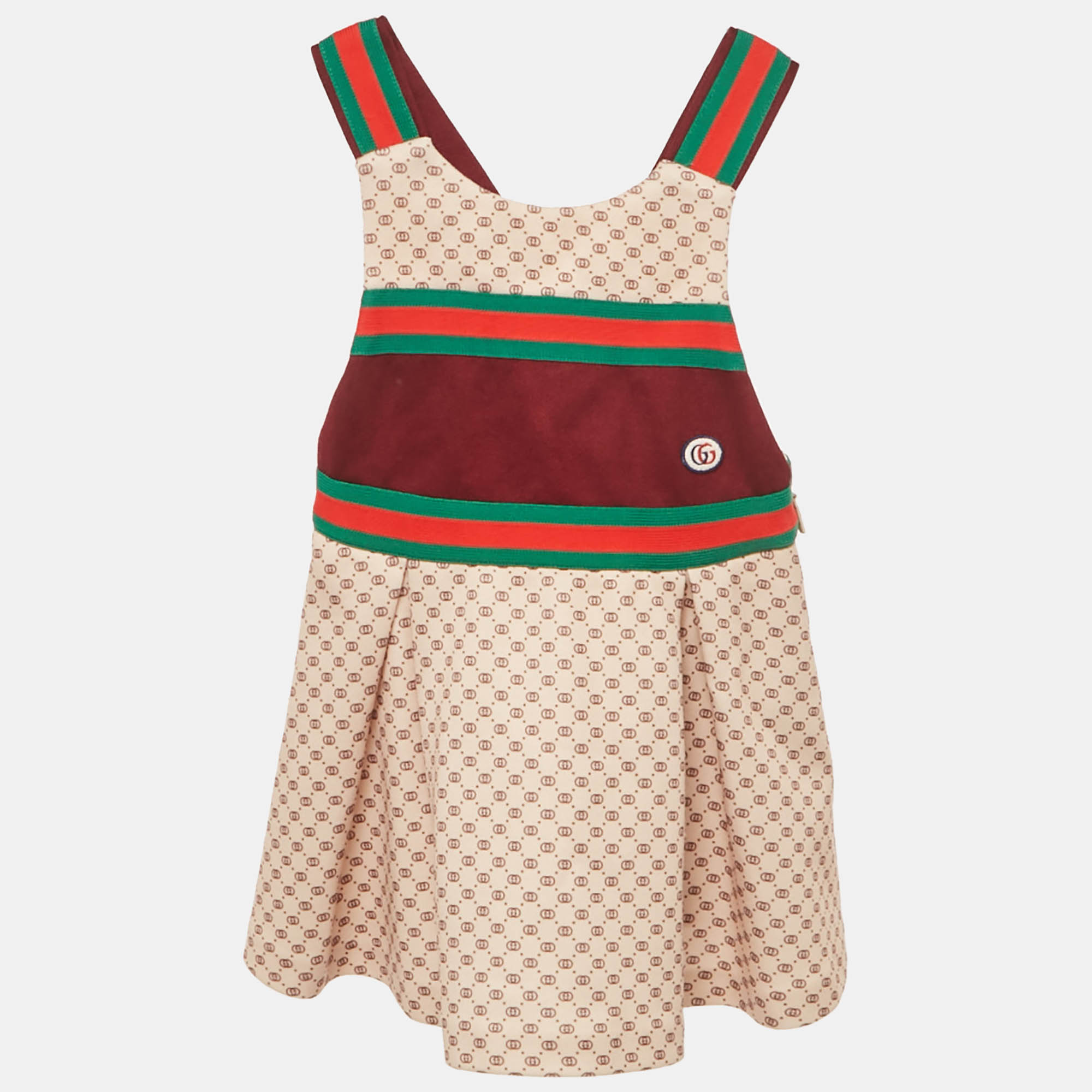 Gucci Kids GG Monogram Technical Jersey Dress 12-18M