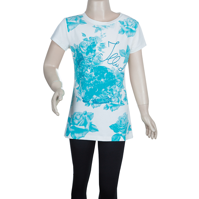 

Illudia White Floral Printed T-shirt 8 Yrs