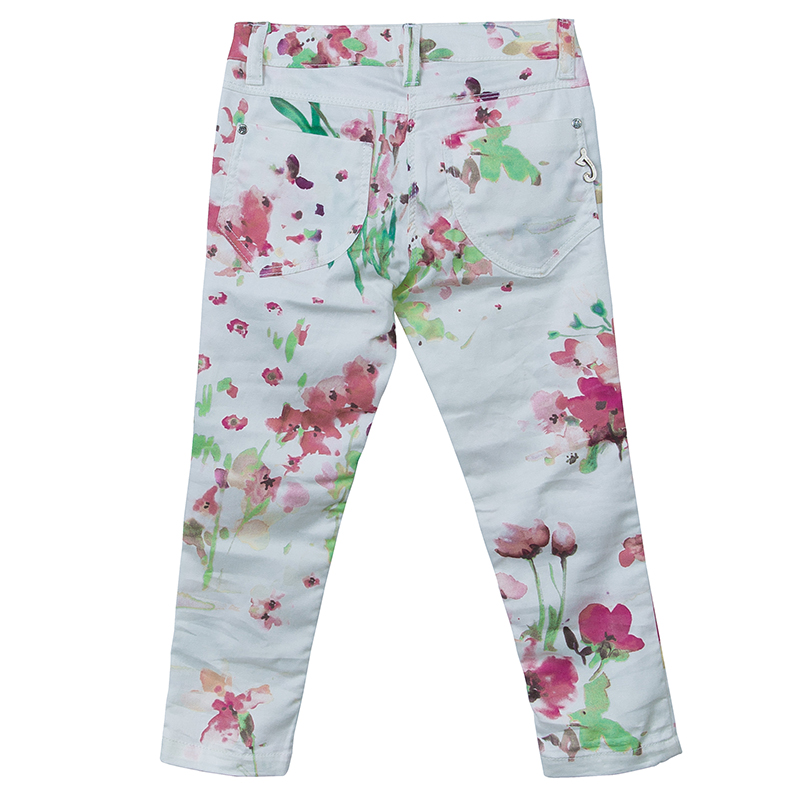 

Illudia White Floral Print Pants 8 Yrs