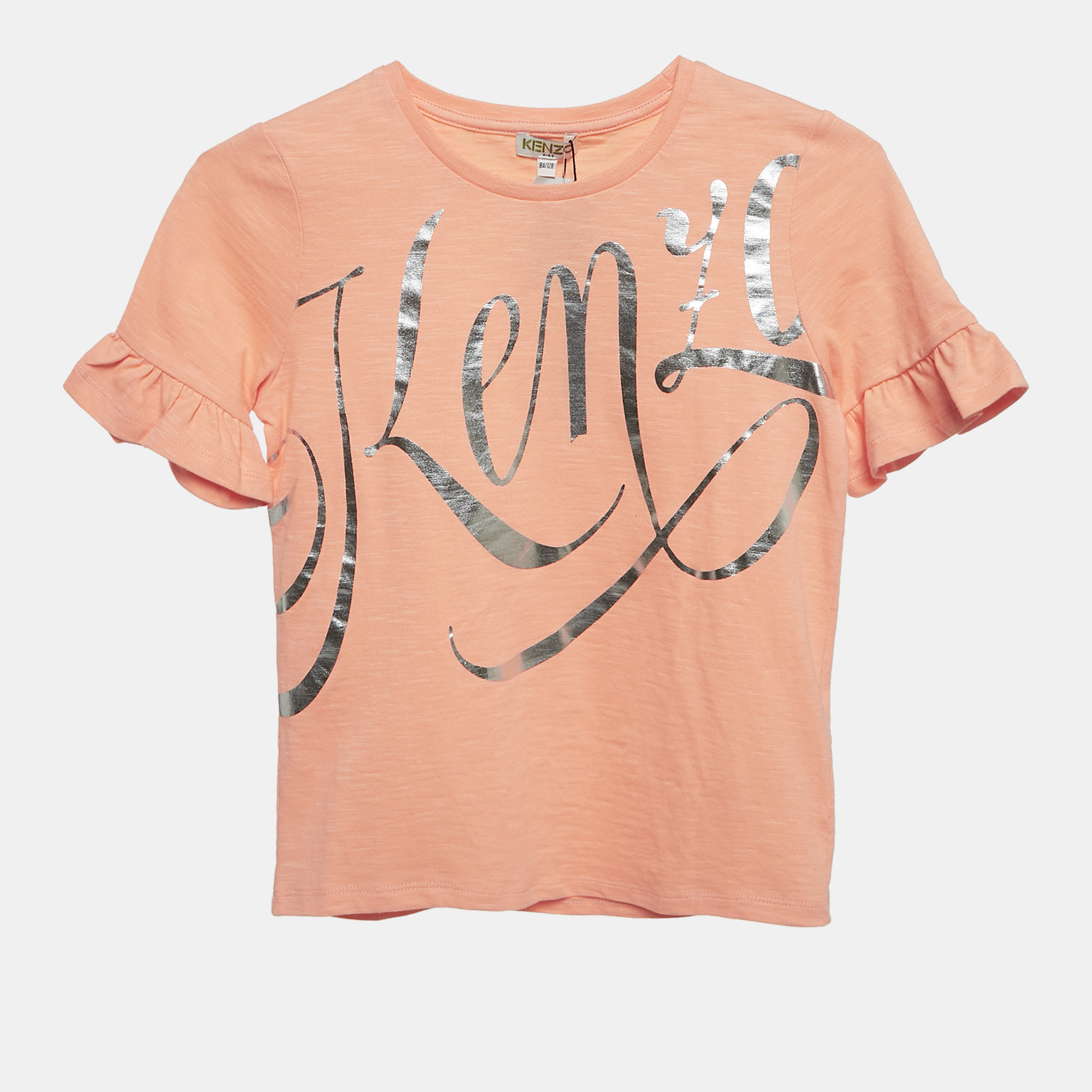 

Kenzo Kids Orange Jersey Janette T-Shirt 8 Yrs