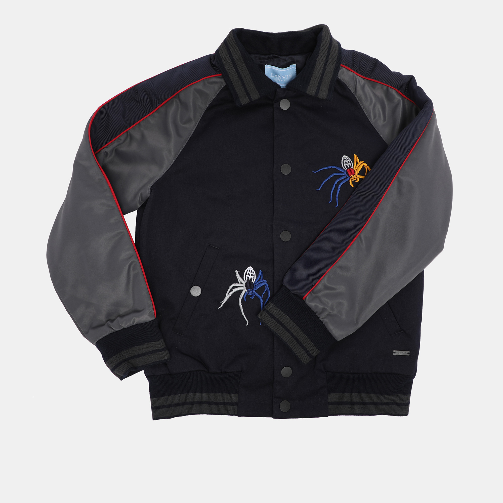 

Lanvin Multicolor Cotton and Nylon Spider Embroidered Jacket  Yrs