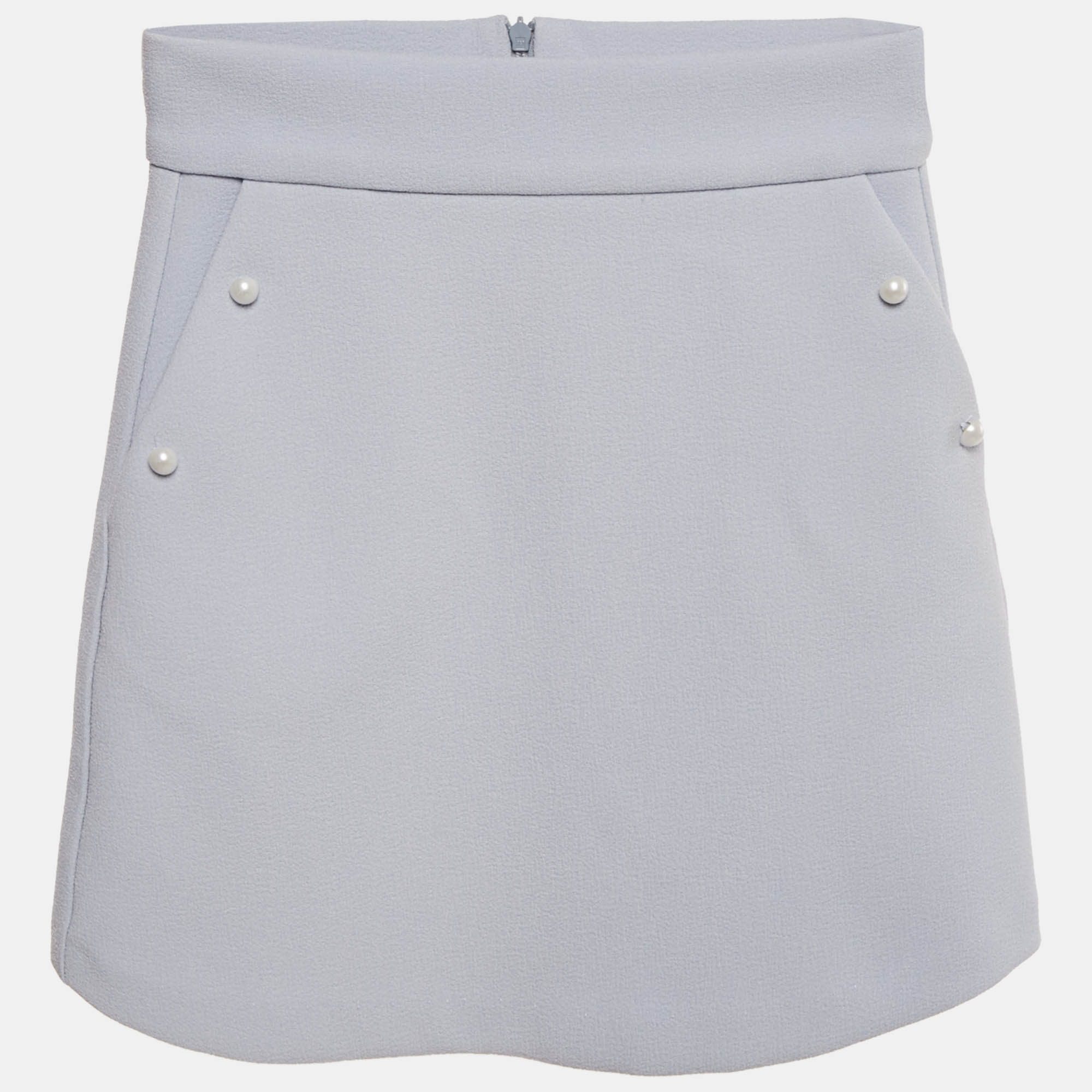 

Little Lady Empire Kids Blue Pearl Detail Skylar Skirt 6Yrs