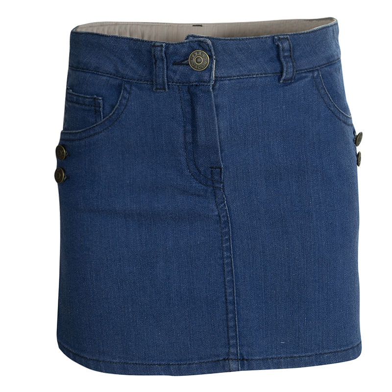 

Little Marc Jacobs Indigo Denim Mini Skirt, Blue