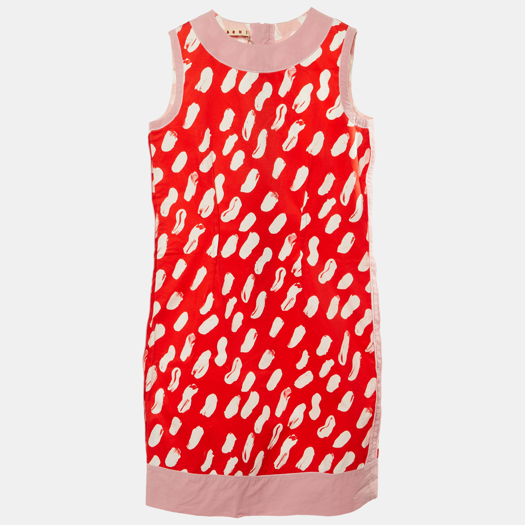 

Marni Kids Red Printed Cotton Shift Dress Size 10 Yrs